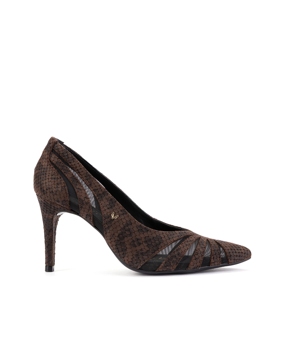 Chaussures à talon cuir Thelma, MARTINELLI