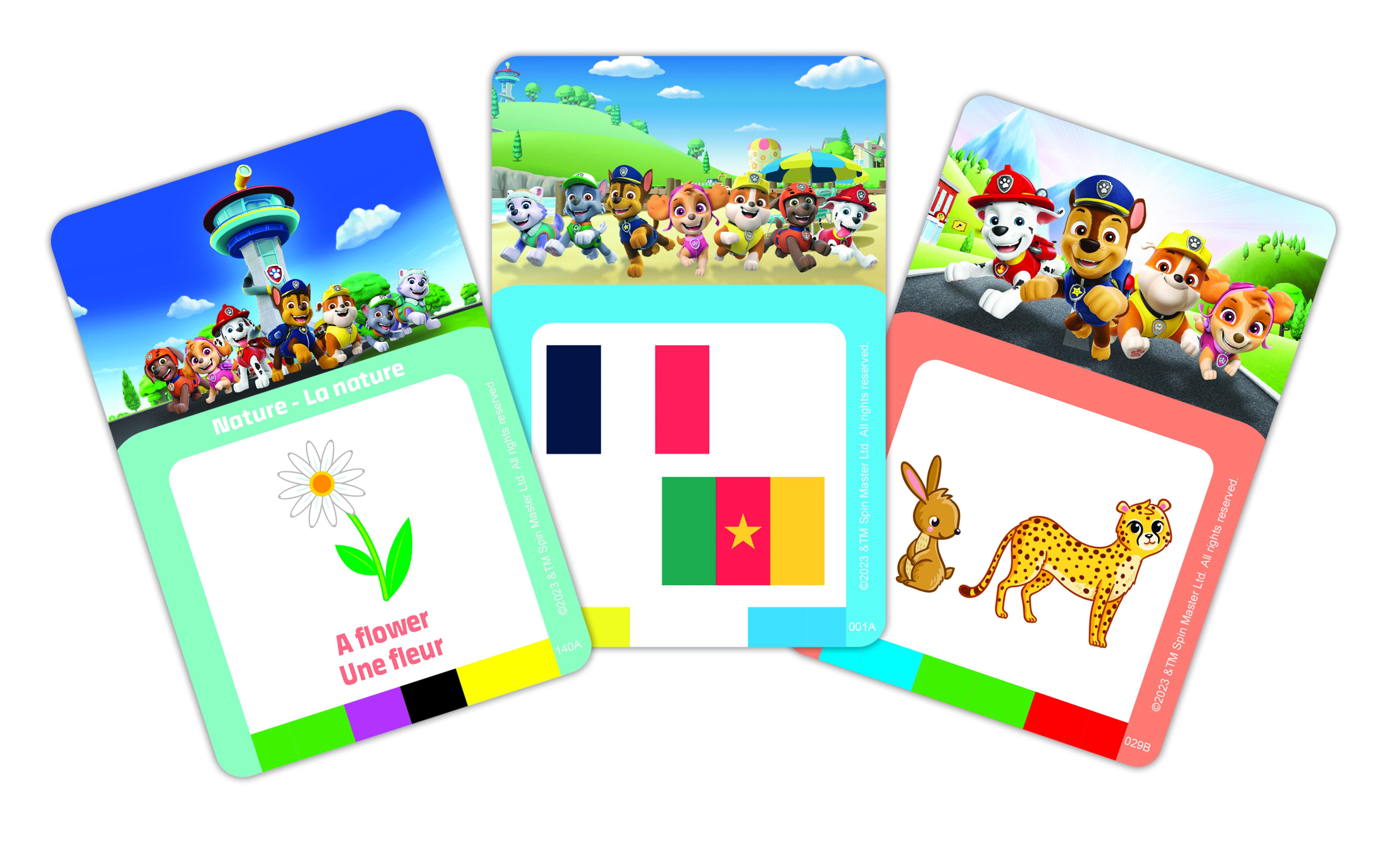 La pat' patrouille - quizz hit - imagier a cartes interactif | jeux educatifs | jouéclub