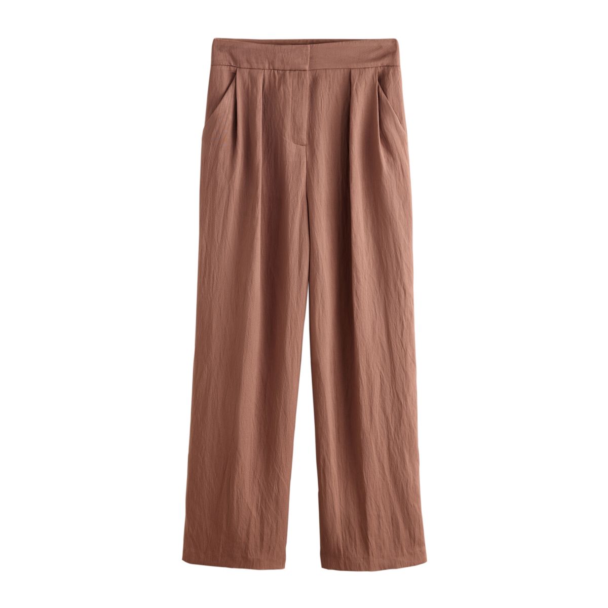 Pantalon large décontracté effet froissé, NEXT