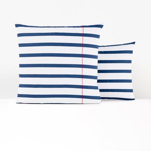Malo Striped 100% Cotton Pillowcase LA REDOUTE INTERIEURS image