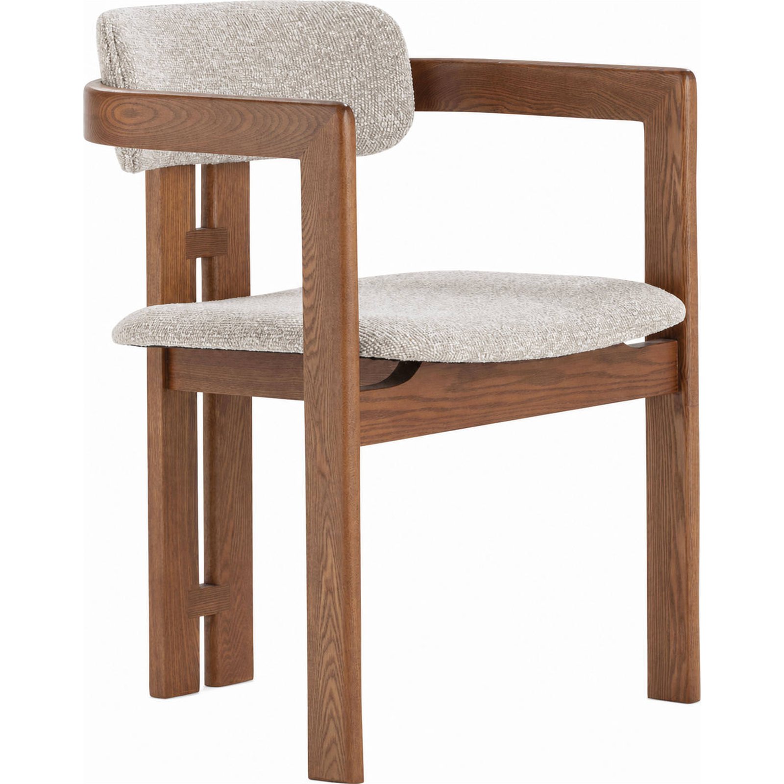 Chaise en frêne et tissu, RECOLLECTION