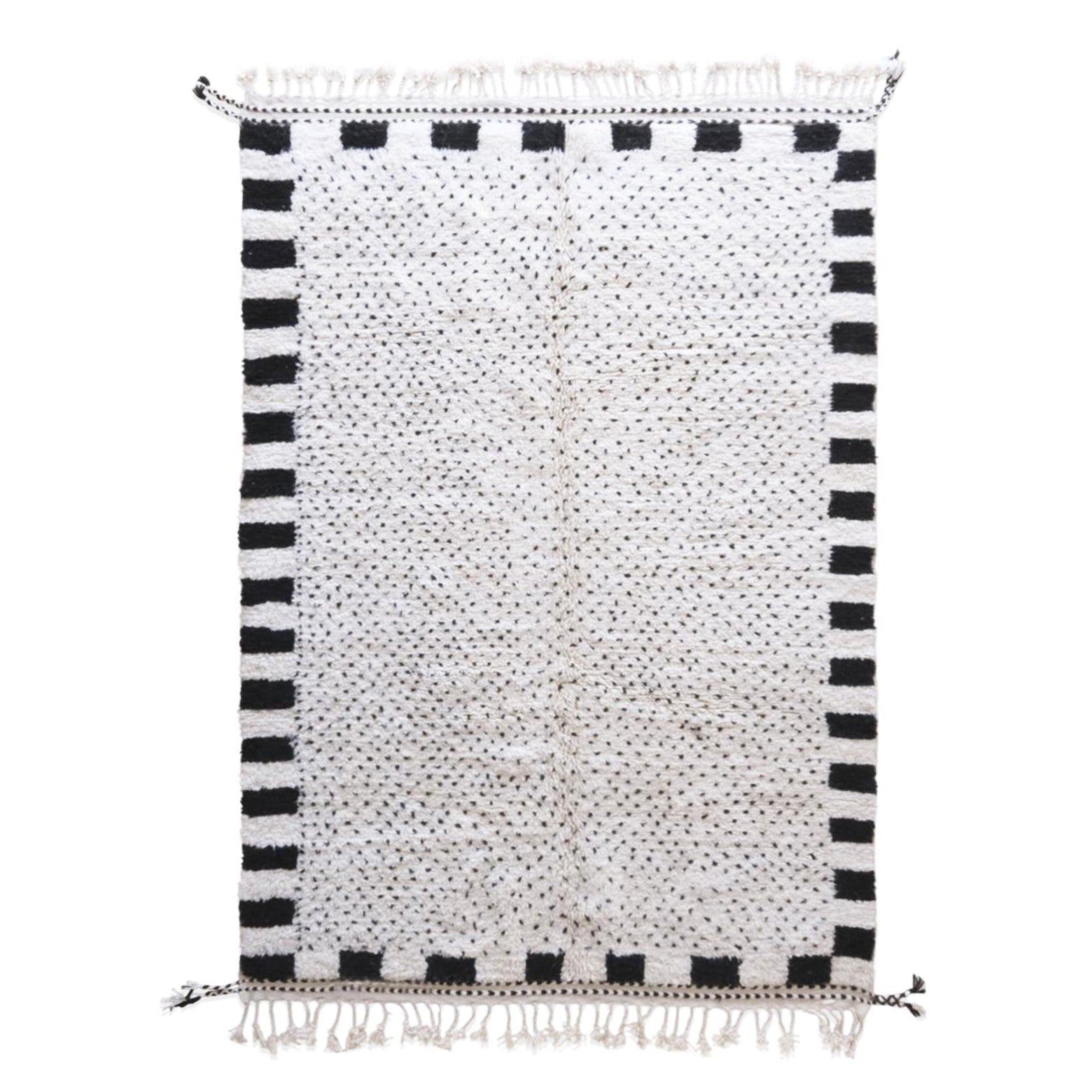 Tapis berbère contemporain aux lignes graphiques en laine 218 x 322 cm, AFK LIVING