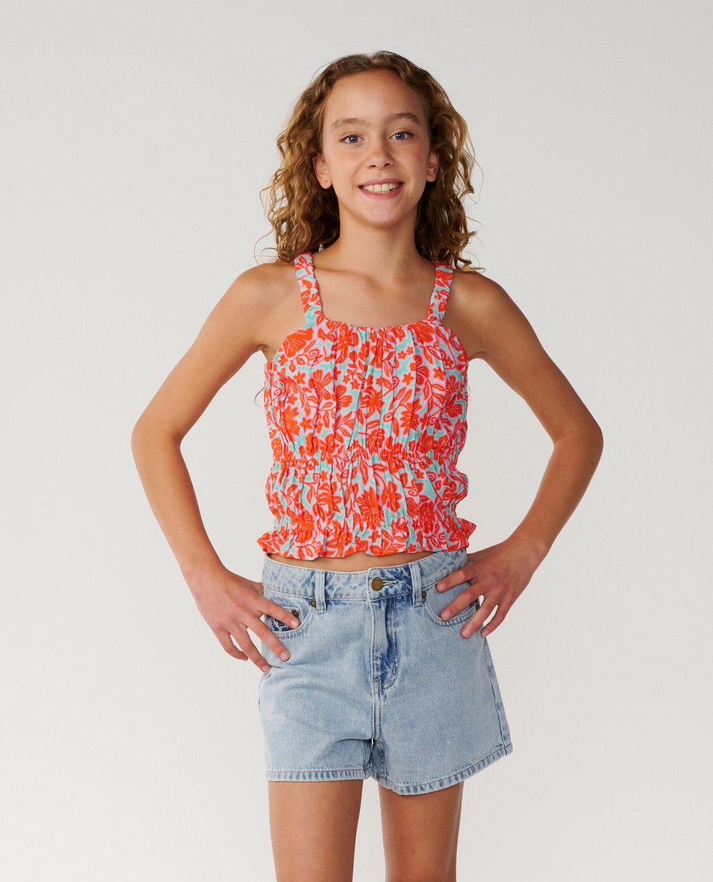 Haut Sunshine Squad Woven Fille, RIP CURL