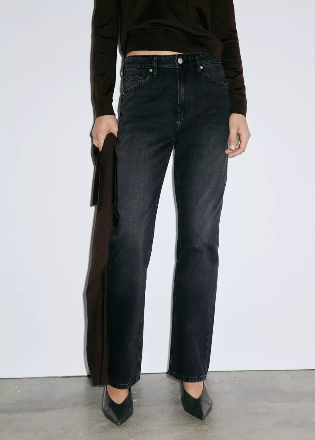 Jean Matilda droit taille haute, MANGO