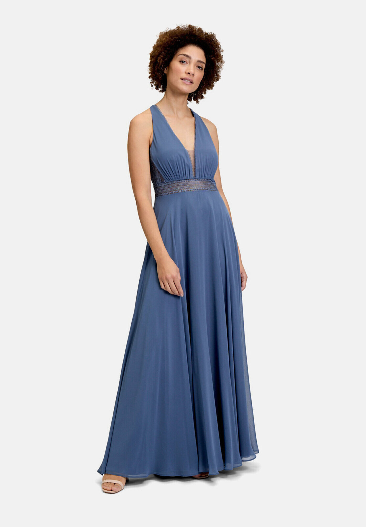 Robe de soirée en dentelle, VERA MONT