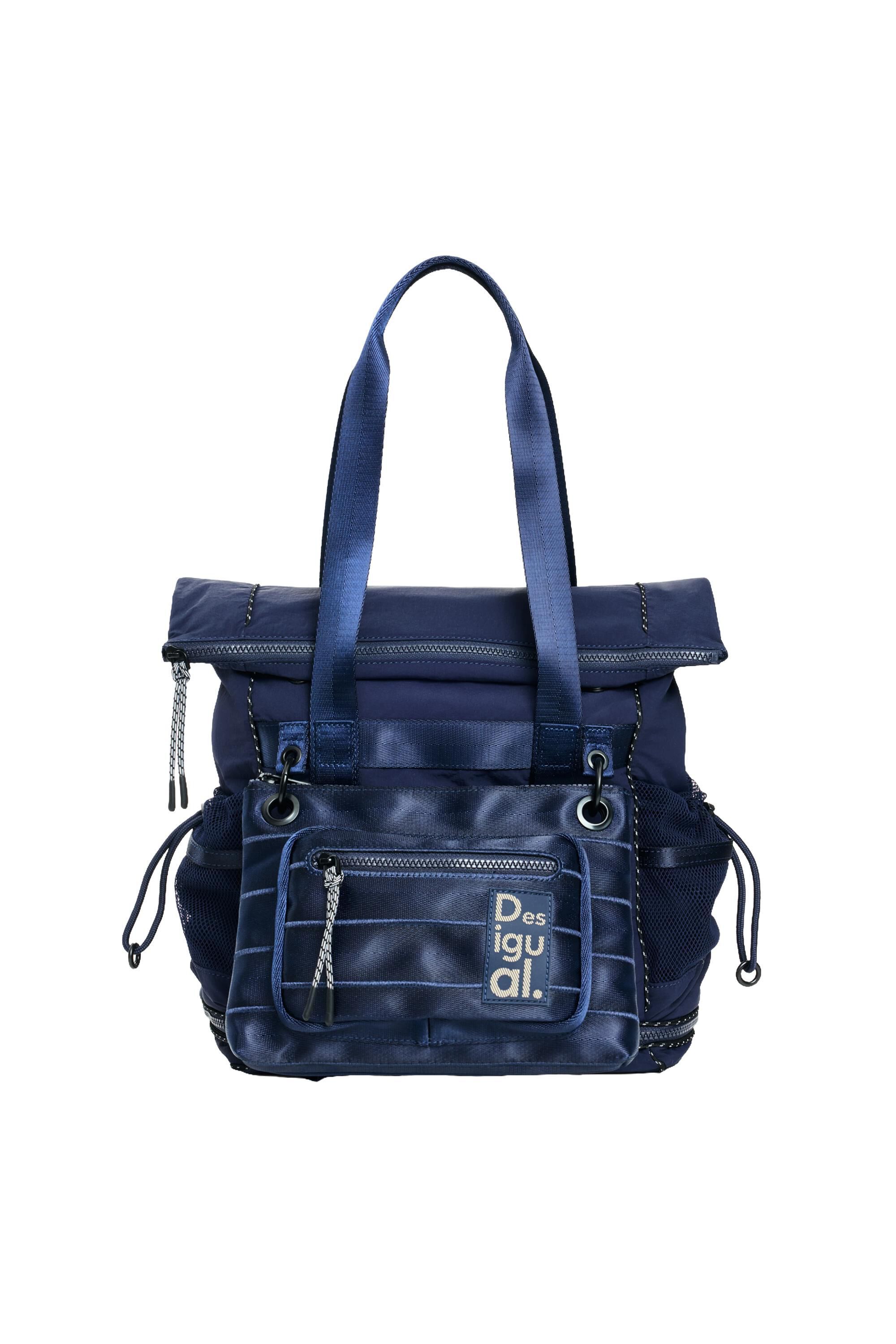 Grand sac à dos multiposition en nylon, DESIGUAL