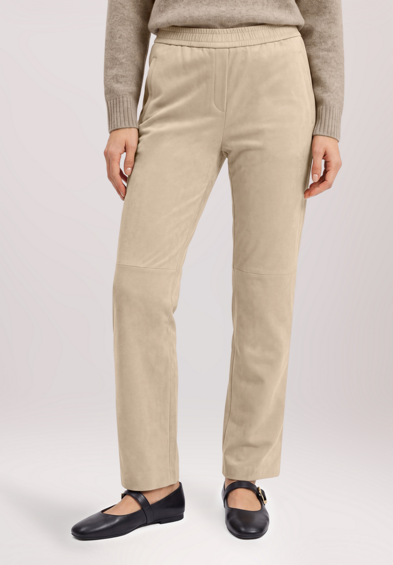 Pantalon à enfiler de coupe droite, BETTY & CO