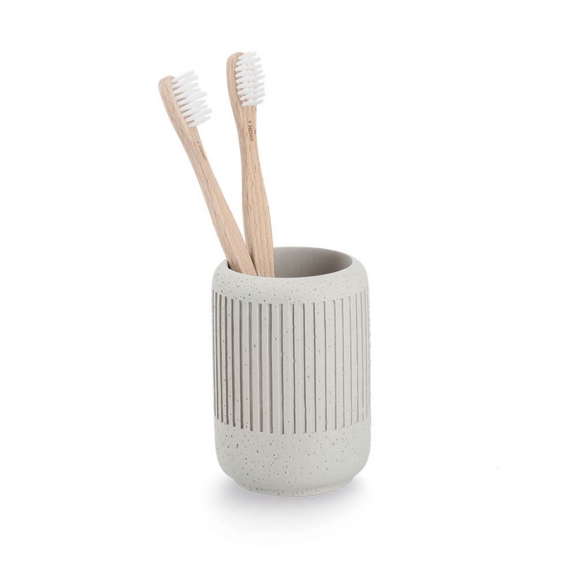 Gobelet brosses à dents béton design, ZELLER PRESENT