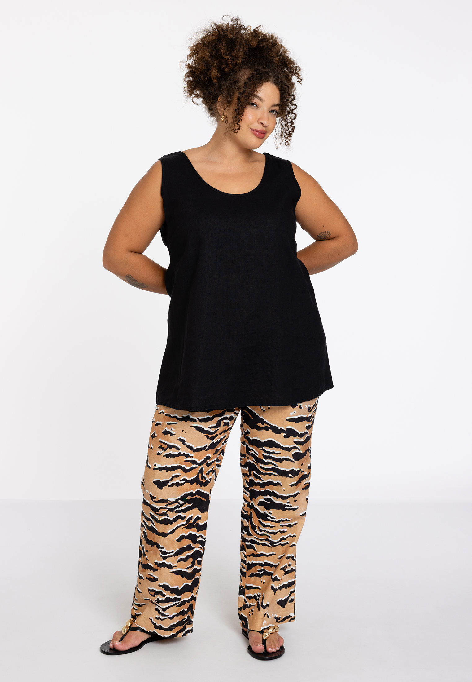 Pantalon imprimée, YOEK