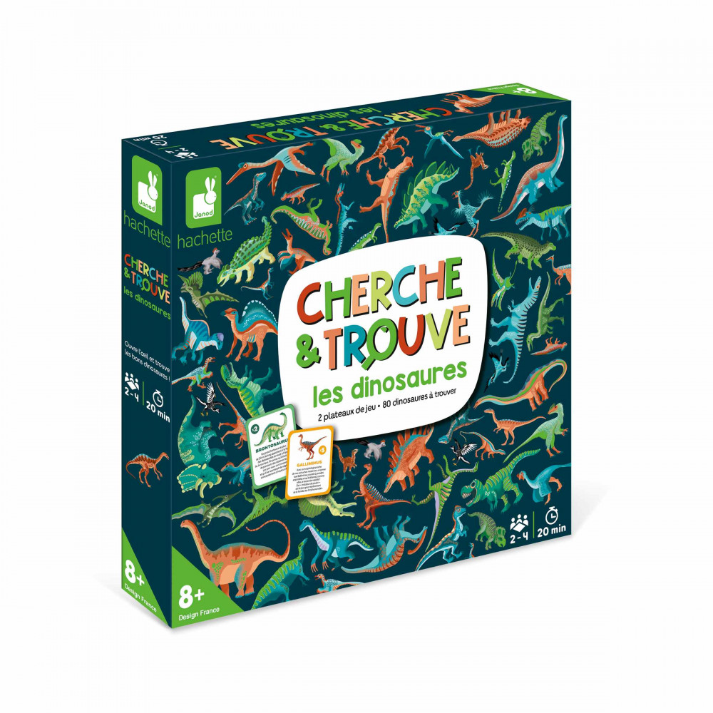 Cherche Et Trouve Dinosaures, JANOD