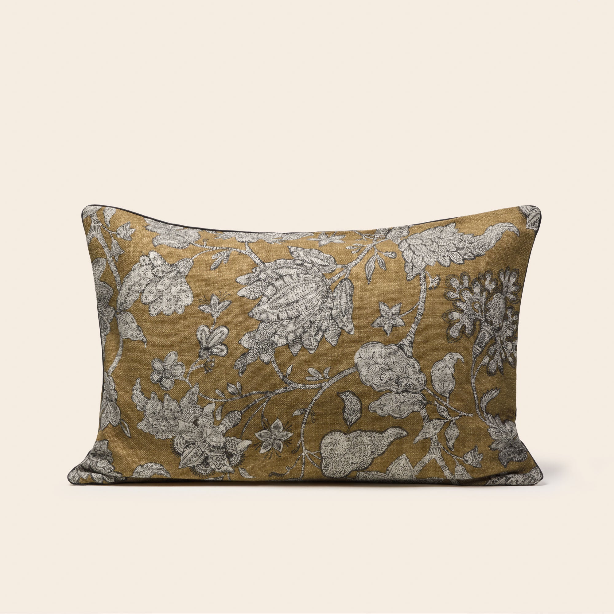 Housse De Coussin en Fleurs indiennes imprimées LILIVATI, MADURA