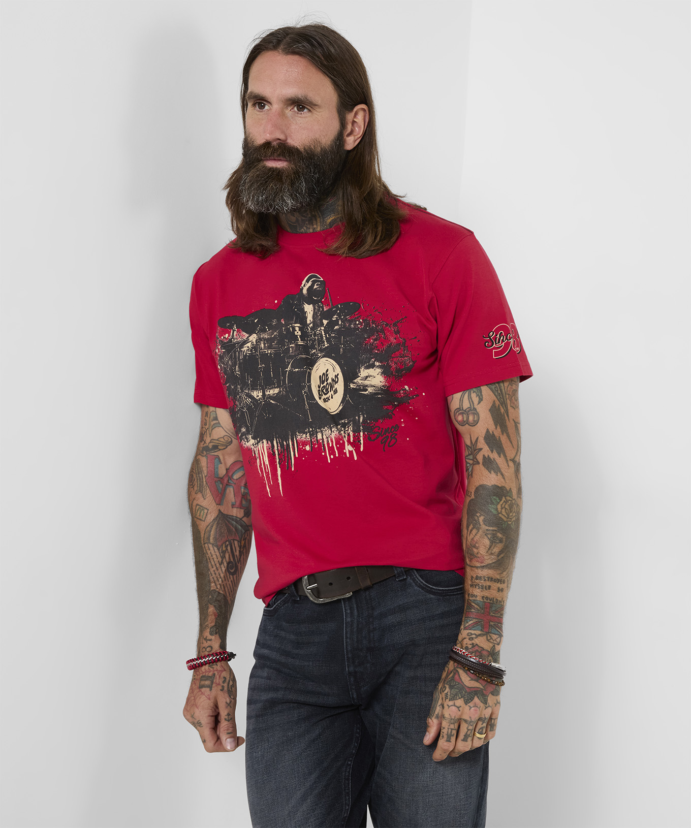 T-Shirt Gorille Batteur, JOE BROWNS