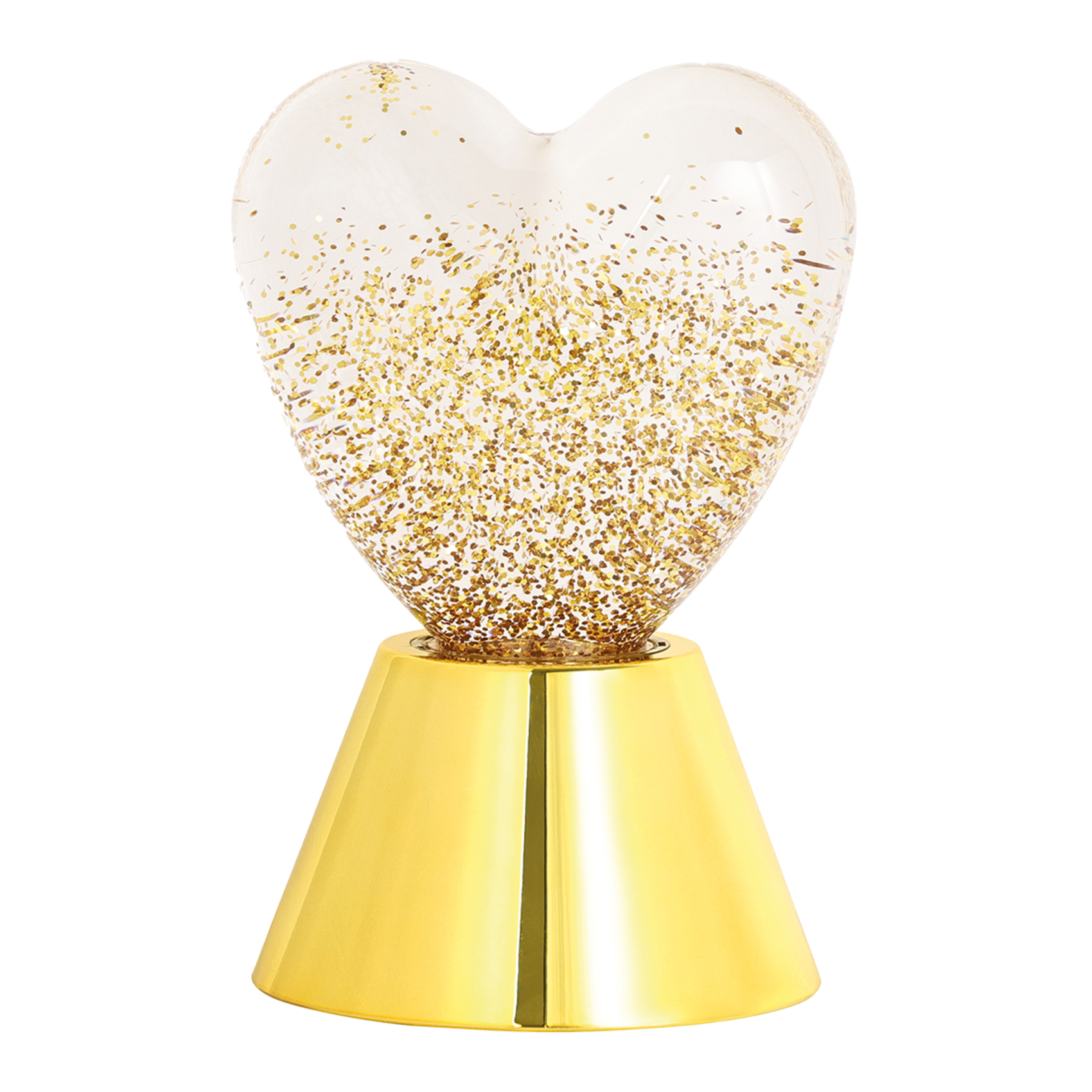 Lampe décorative cœur lumineuse à paillettes, OPJET