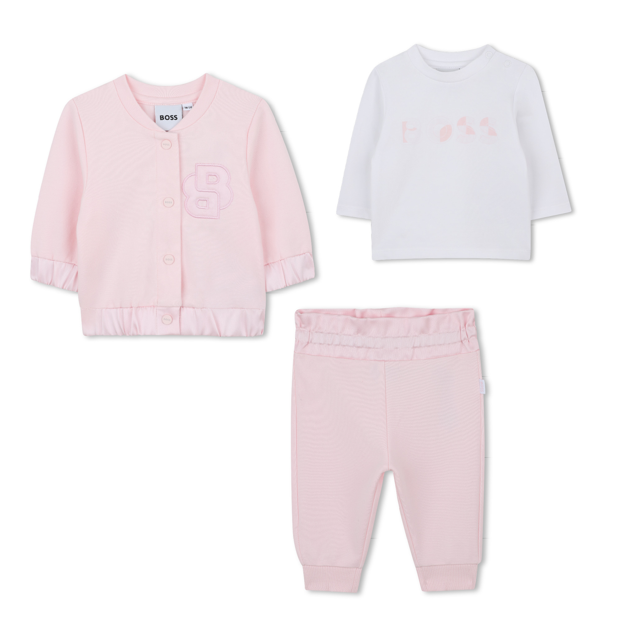 Ensemble pantalon, cardigan et T-shirt, BOSS KIDSWEAR