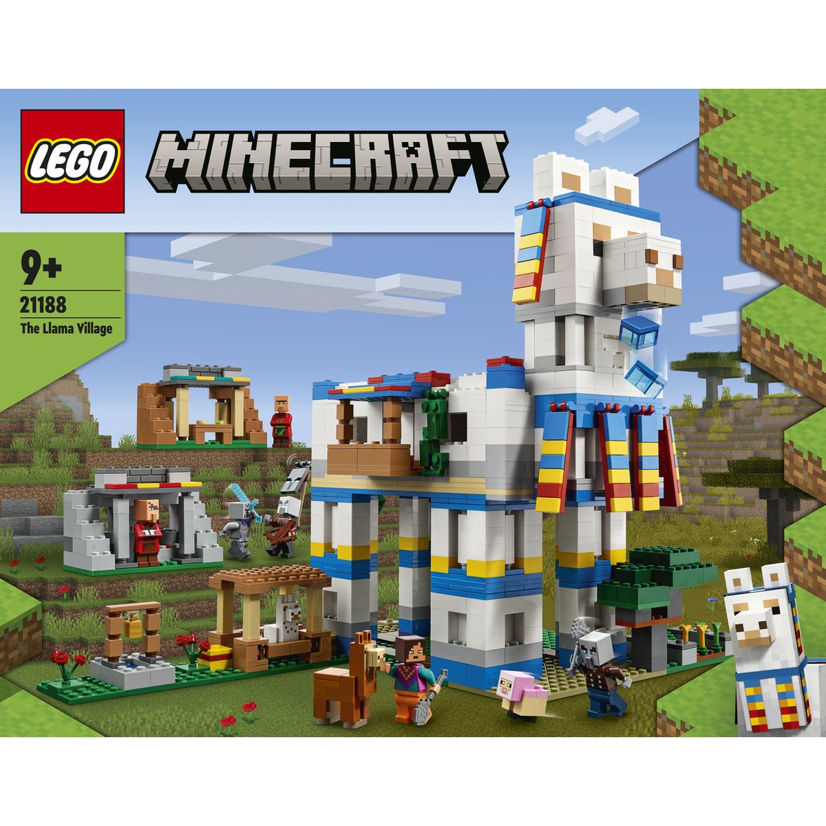 Que Mange Les Lama Dans Minecraft Le village lama Lego | La Redoute