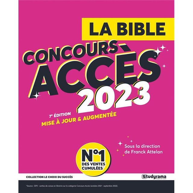 La Bible Accès (édition 2023) Franck Attelan | La Redoute