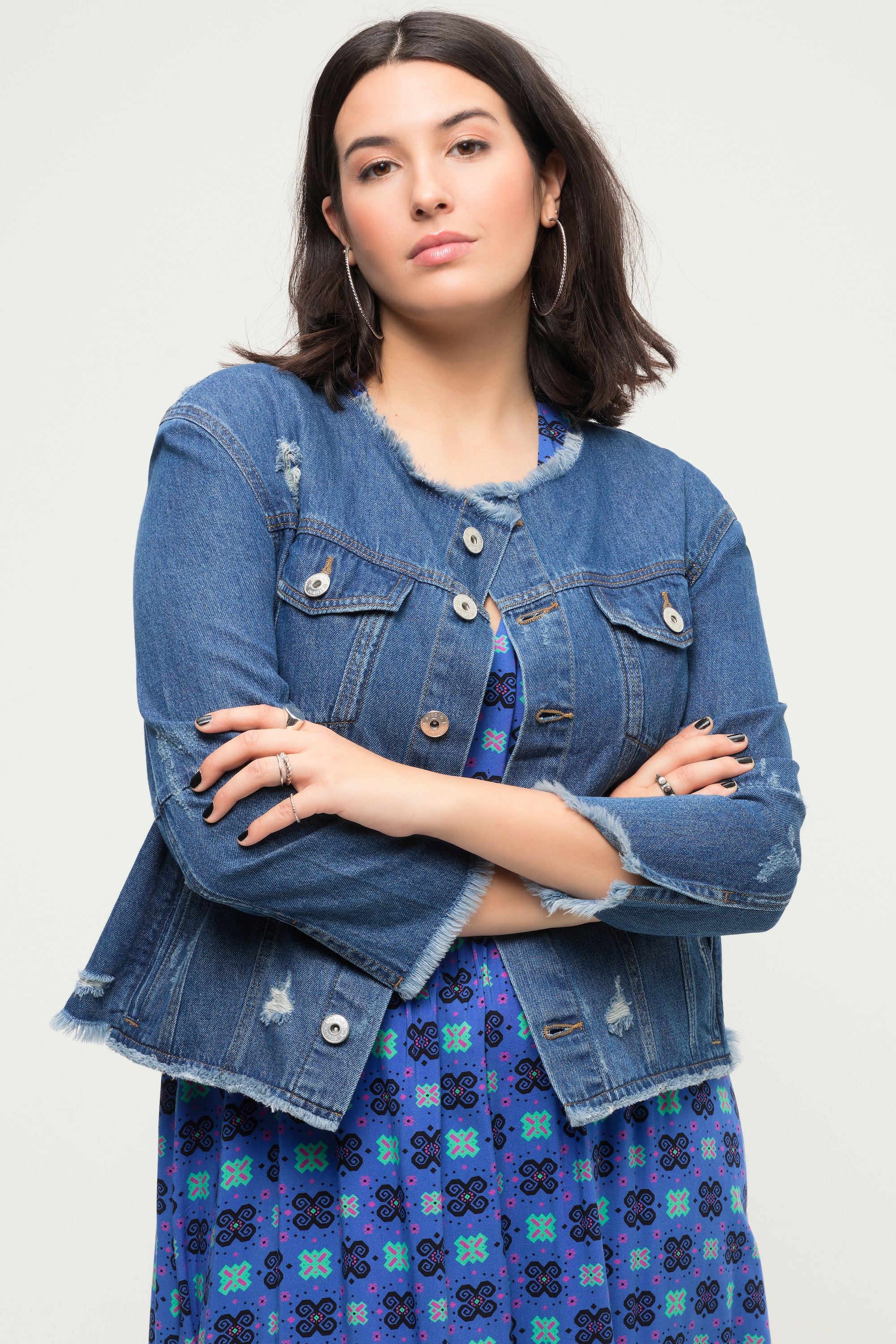 Veste en jean coupe Regular Fit avec détails, STUDIO UNTOLD