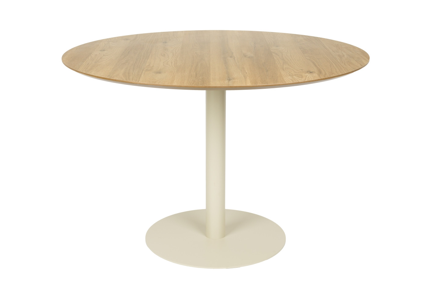 Table à manger ronde en bois, L.110, BOITE A DESIGN