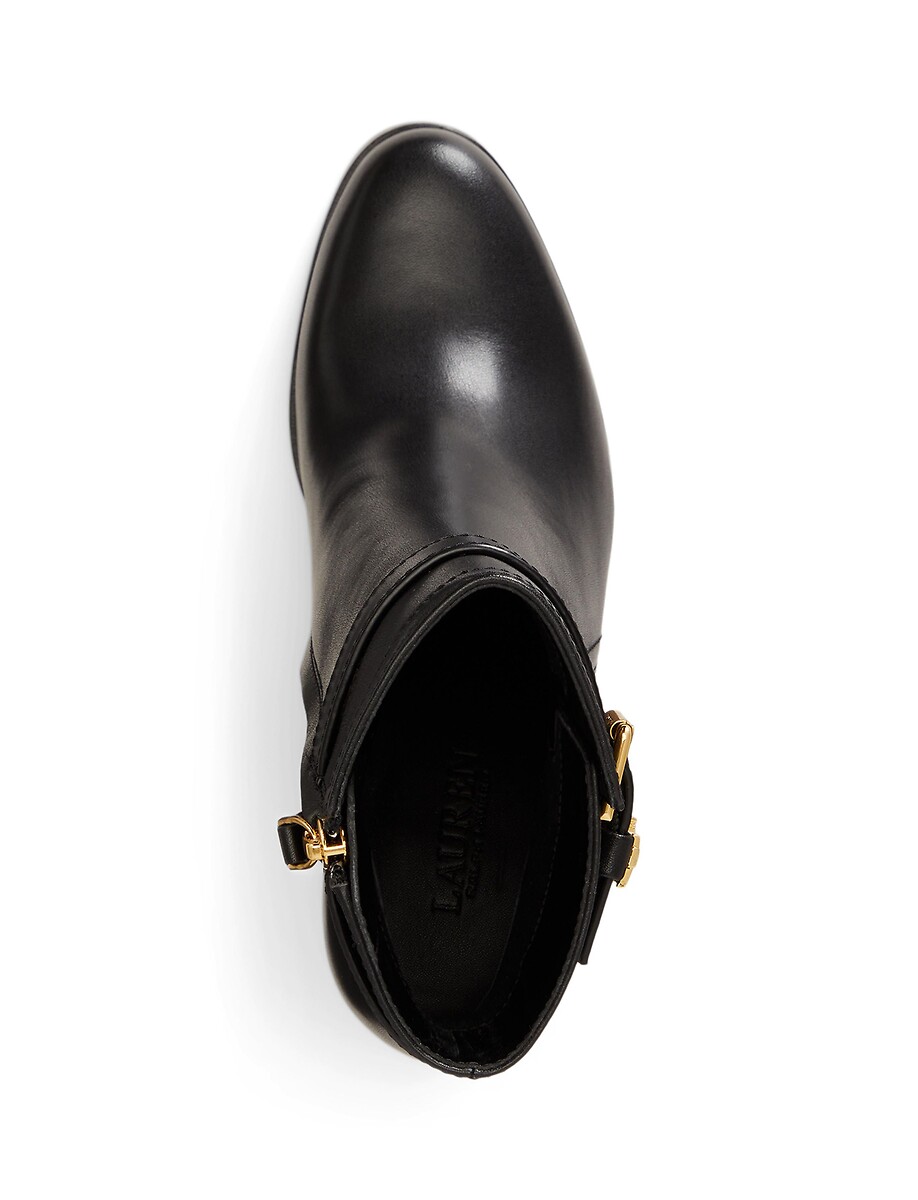 Lauren Ralph Lauren Botines con tacón de piel BROOKE — foto 4