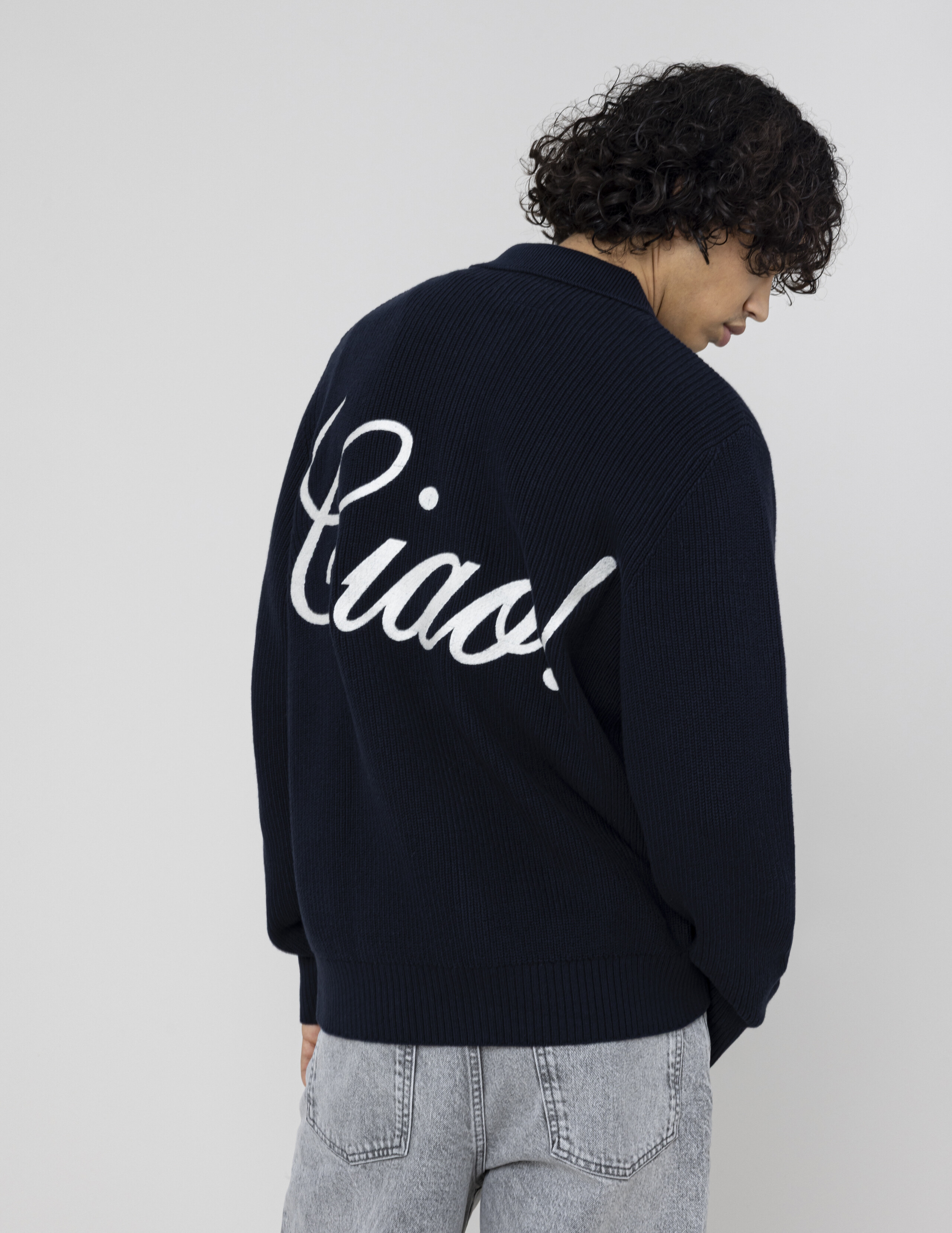 Gilet zippé broderie devant/dos, BZB