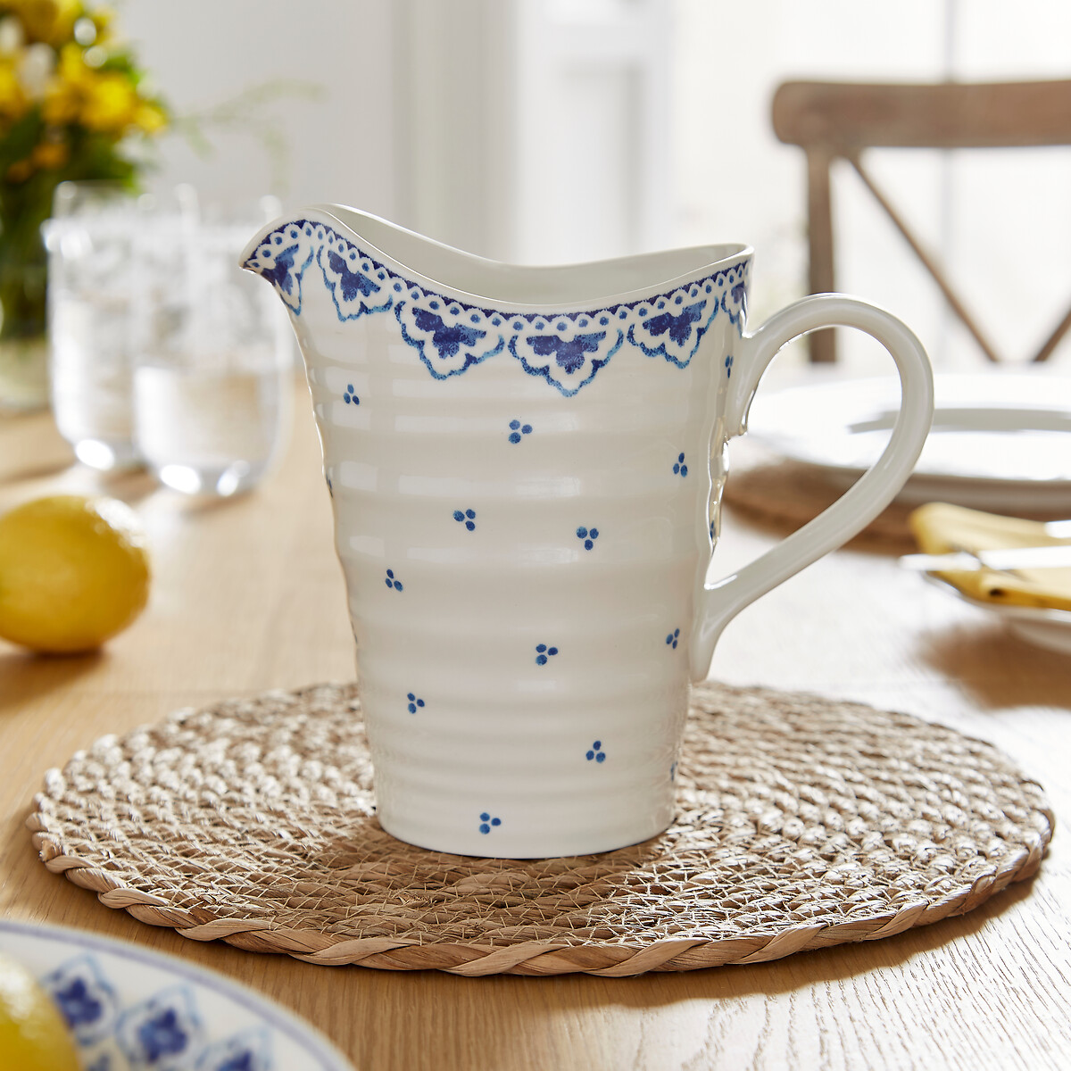 852ml Blue Medium Pitcher, SOPHIE CONRAN FOR PORTMEIRION