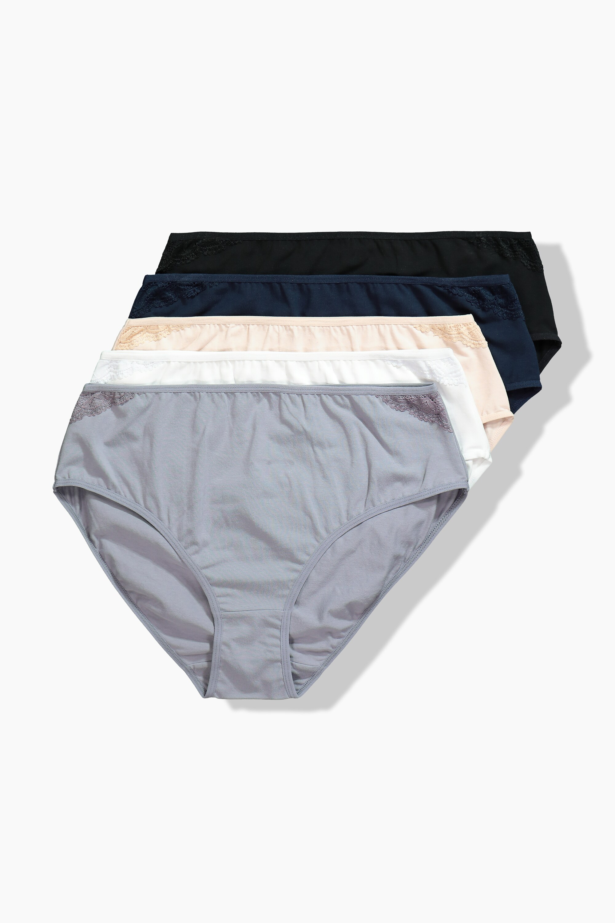 Slips midi, lot de 5, ULLA POPKEN