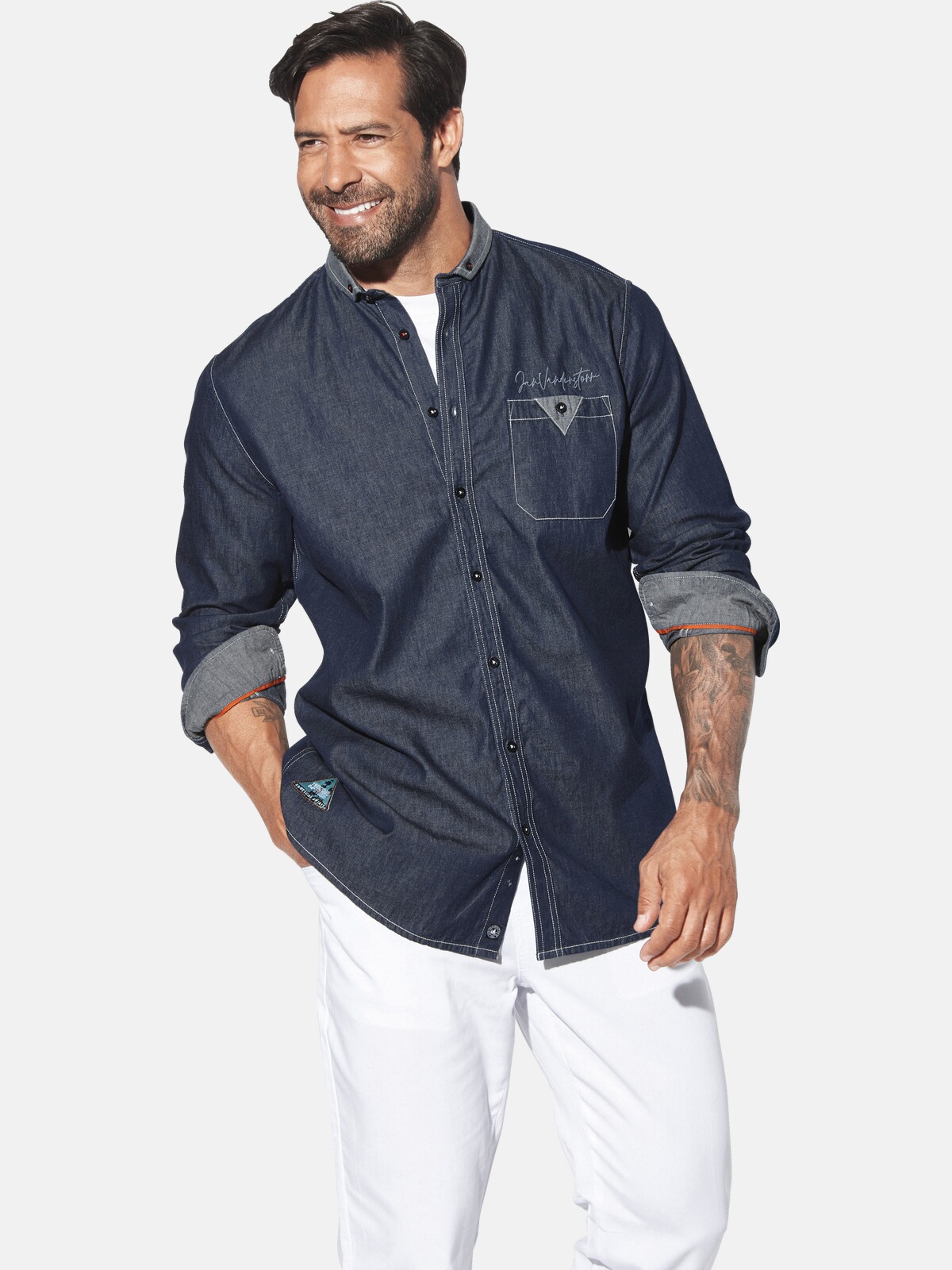 Chemise en jean OLAFGREN, JAN VANDERSTORM