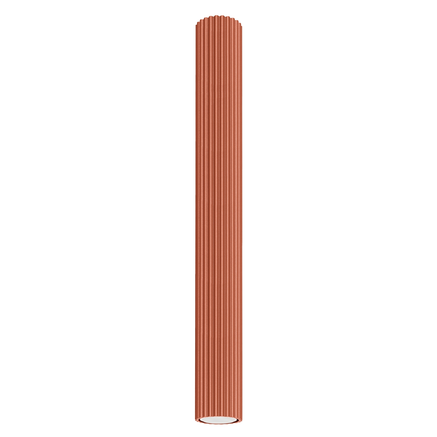Plafonnier Aluminium Ocre Rouge GU10 1 Karbon 60, EDEN