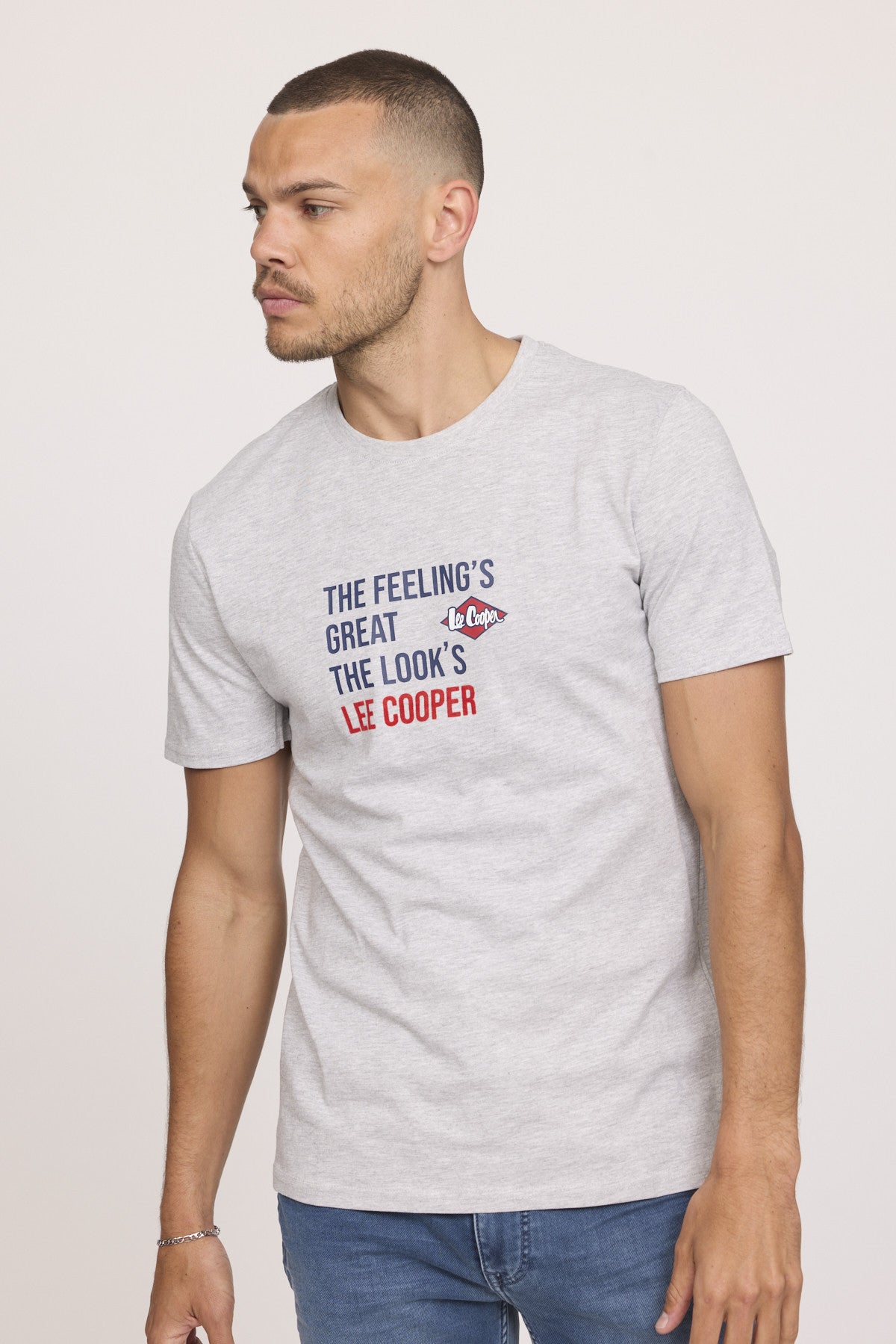 T-shirt manches courte coton regular ALEKO, LEE COOPER