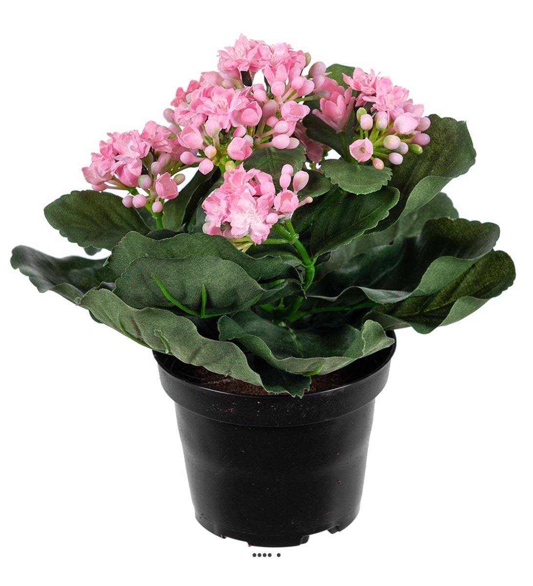 Kalanchoé artificiel en pot H 20 cm adorable, ARTIFICIELLES