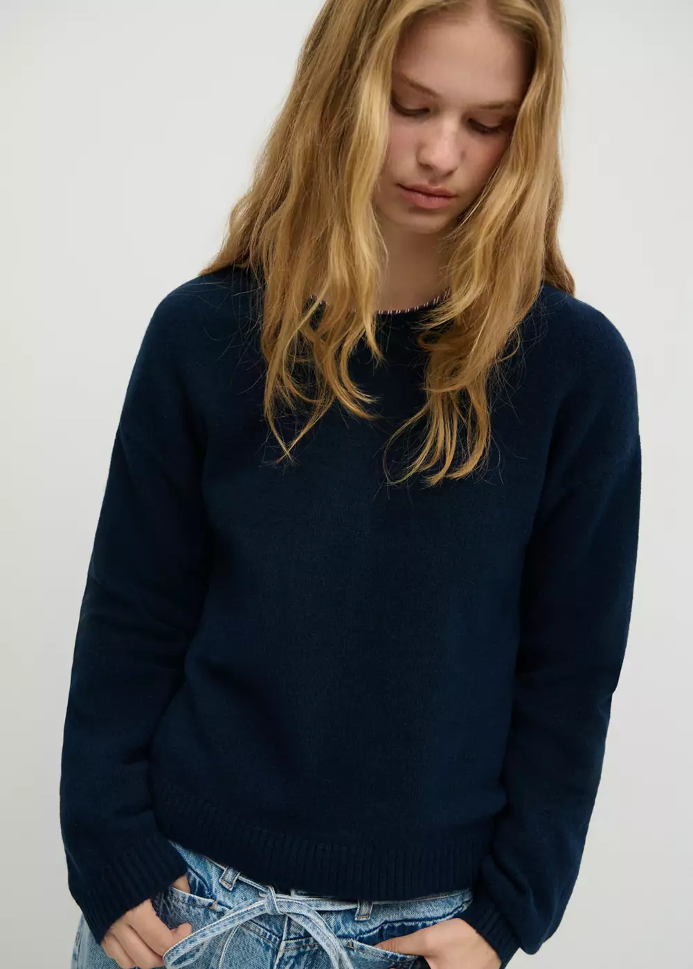 Pull-over col côtelé, MANGO TEEN