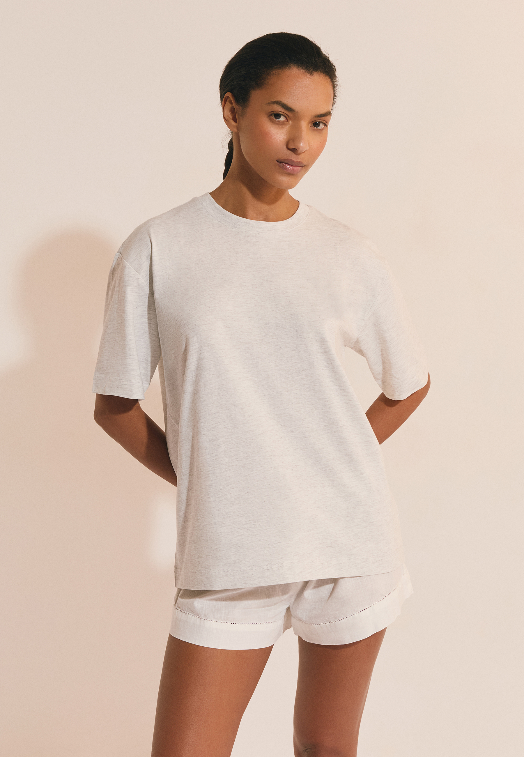 T-shirt de pyjama manches courtes en coton JOANNE, ETAM