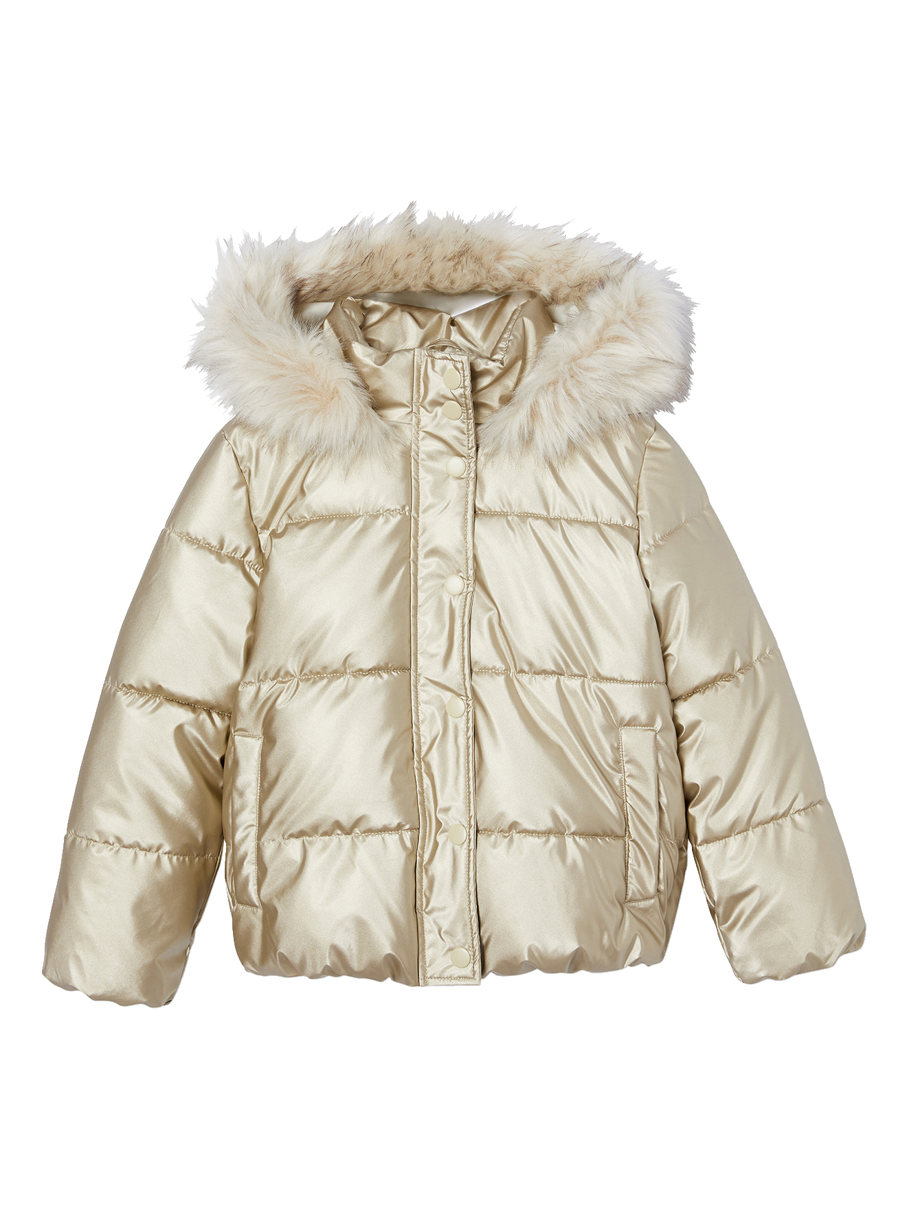 Doudoune à capuche doublée maille polaire, VERTBAUDET