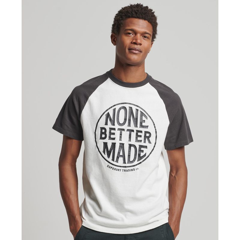 T shirt baseball homme manche courte La Redoute