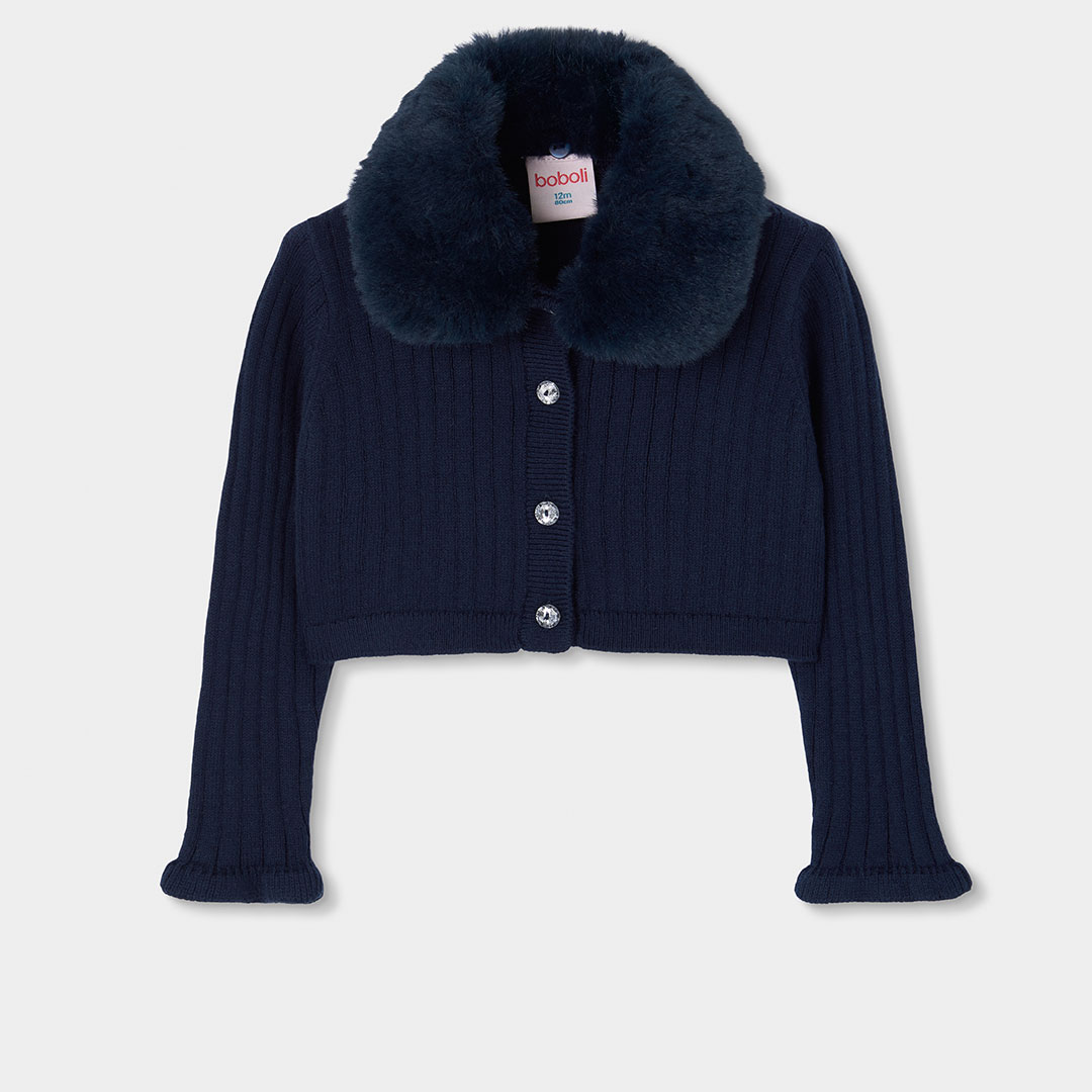Veste fille en maille, BOBOLI