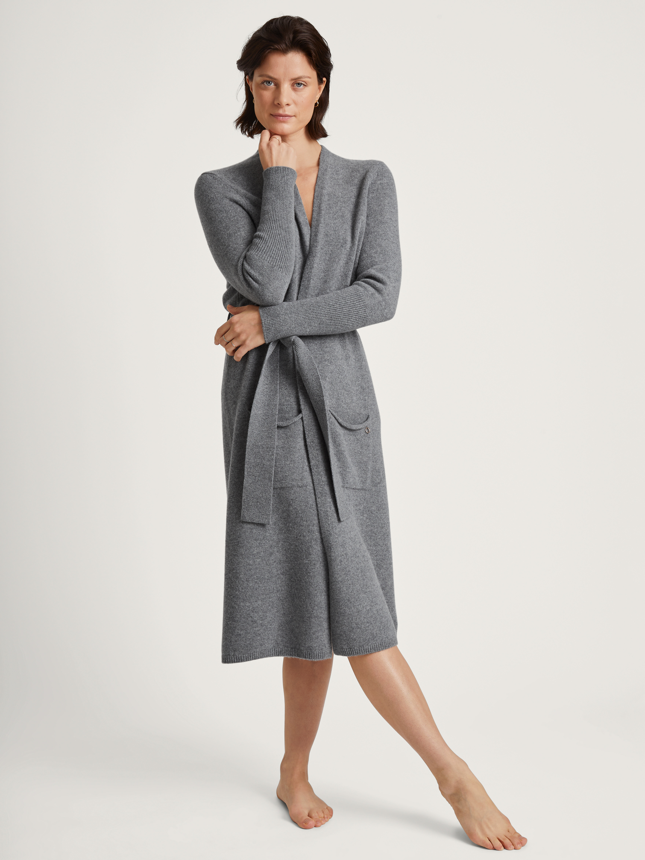 Kimono en laine manches longues Laine THE COSY COLLECTION, CALIDA