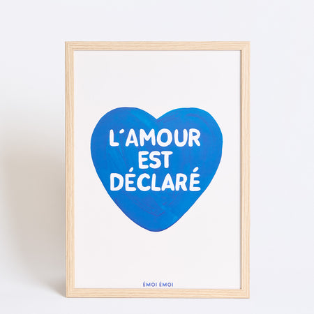 Affiche L'amour est déclaré, EMOI EMOI