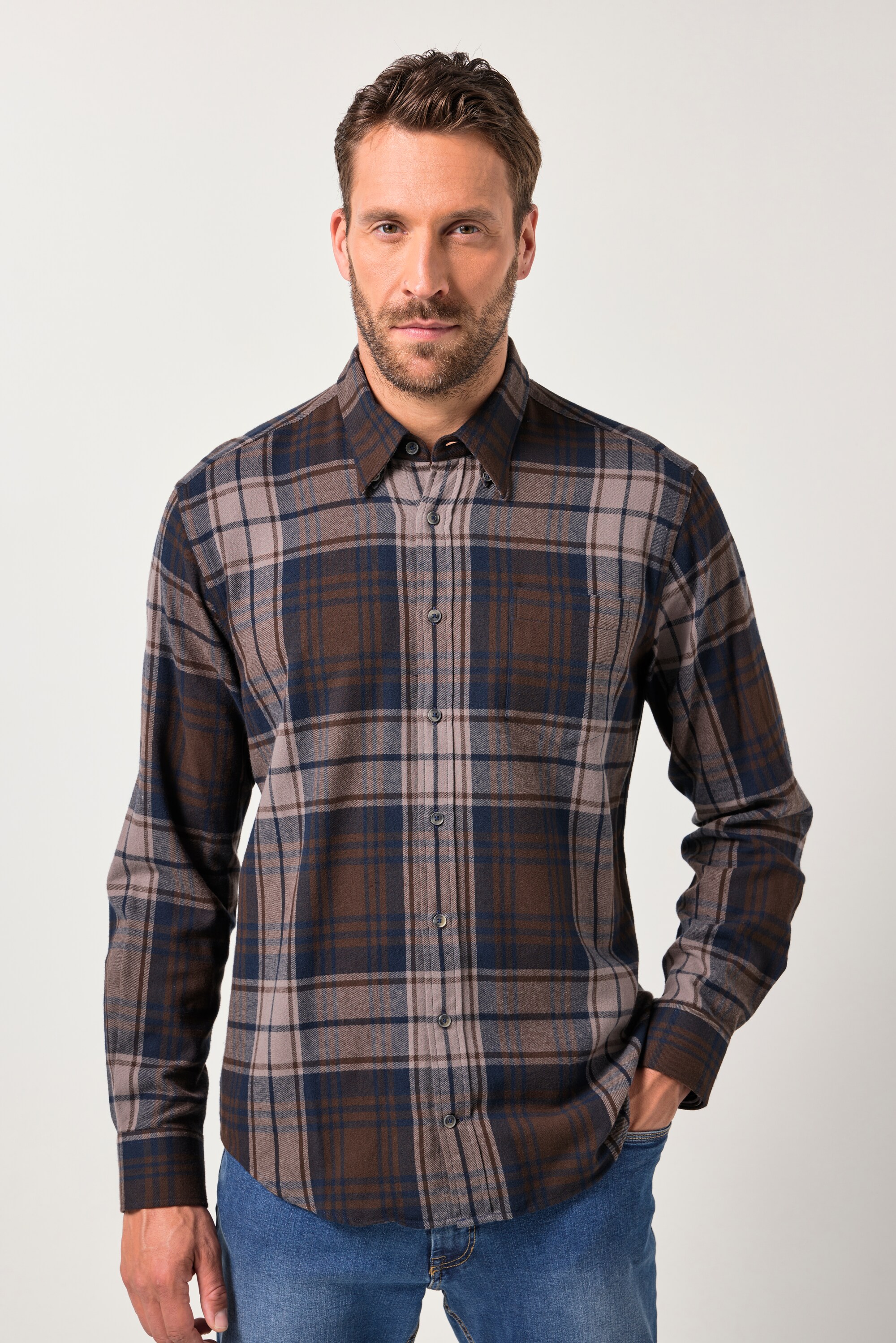 Chemise en flanelle à carreaux, JP1880