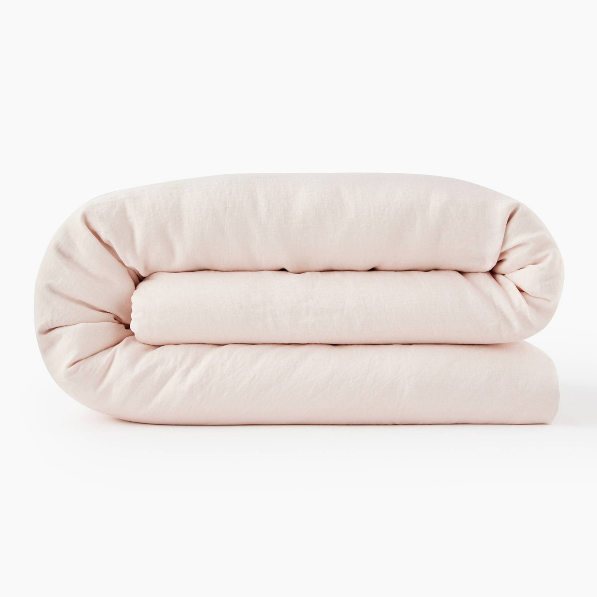 Housse de couette, 100% lin, MONOPRIX