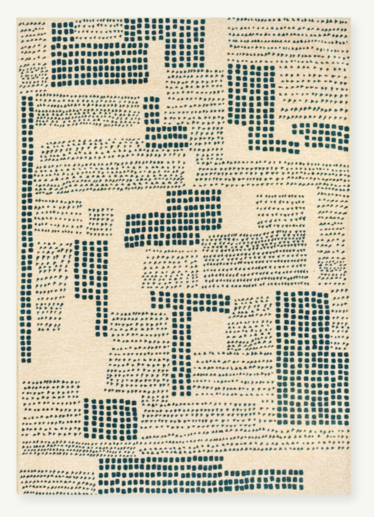 Tapis moderne tissé plat TERRACE, NOVATREND