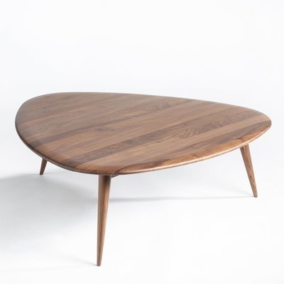 Flacher Tisch aus Nussbaum massiv Théoleine, grosses Modell AM.PM