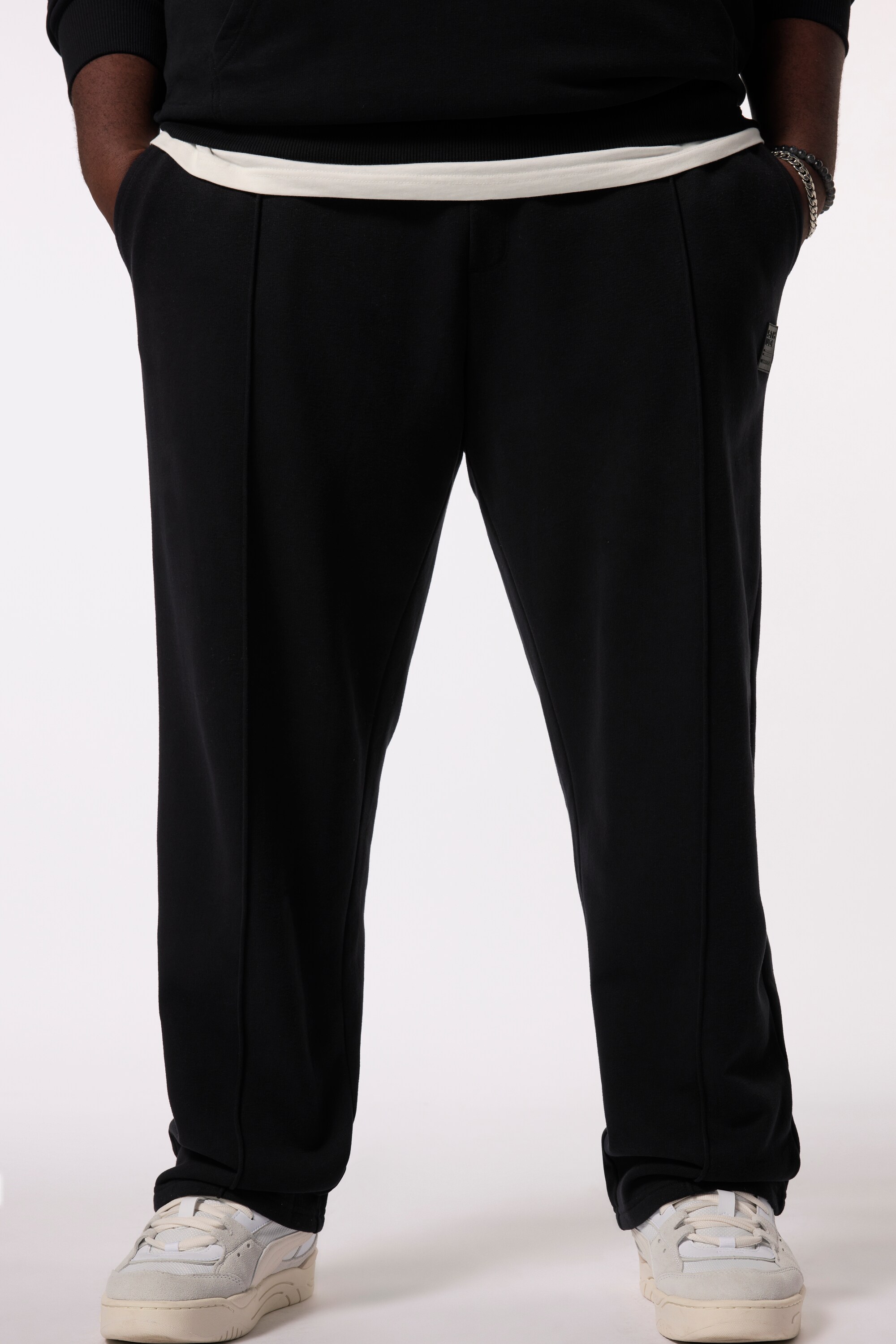 Pantalon en molleton, taille élastique, STHUGE