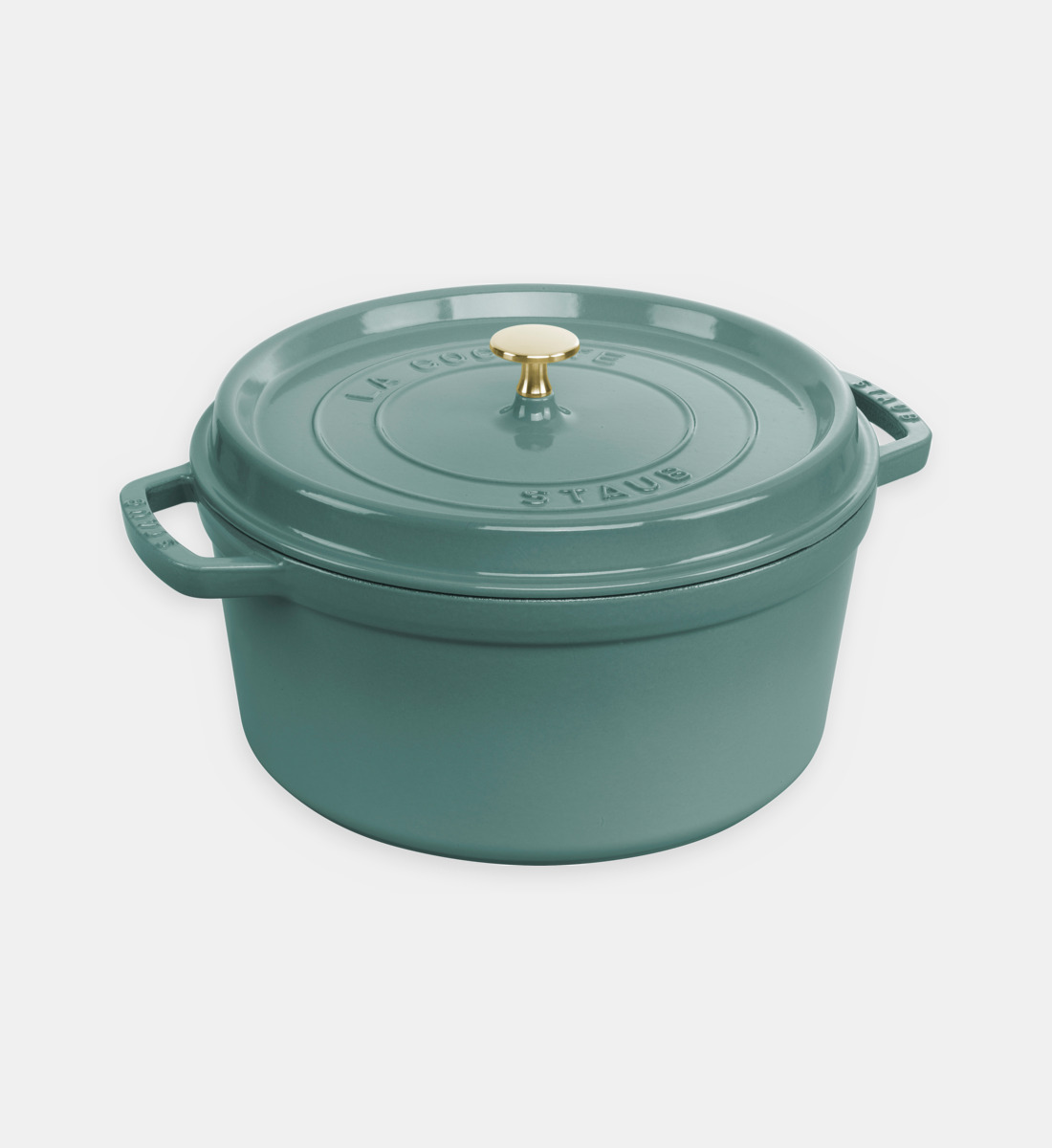 Cocotte ronde 28 cm Eucalyptus, STAUB