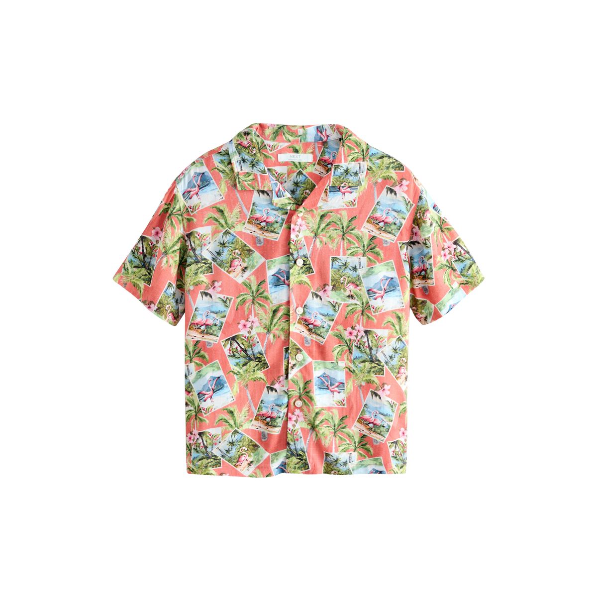 Chemise à manches courtes avec col revers, NEXT