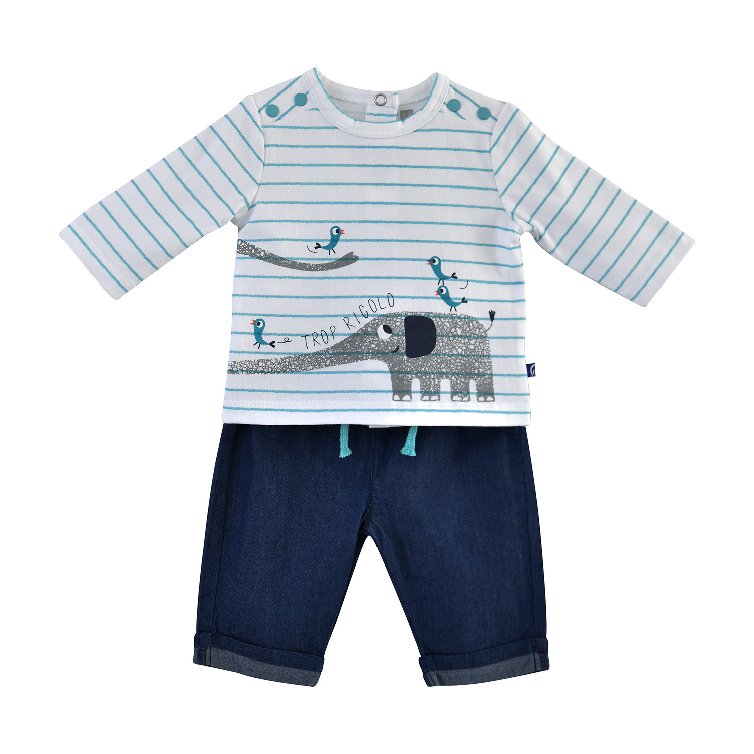 Ensemble t-shirt pantalon erwin jean naissance, SUCRE D'ORGE