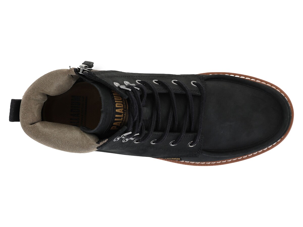 Palladium Botines de piel TROOPERLITES GRIT ZIP — photo 7