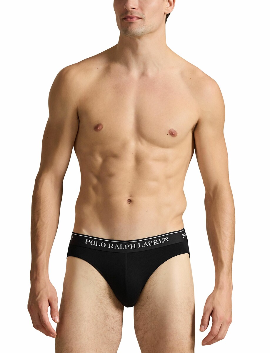 Pack of 3 Low-Rise Briefs, POLO RALPH LAUREN