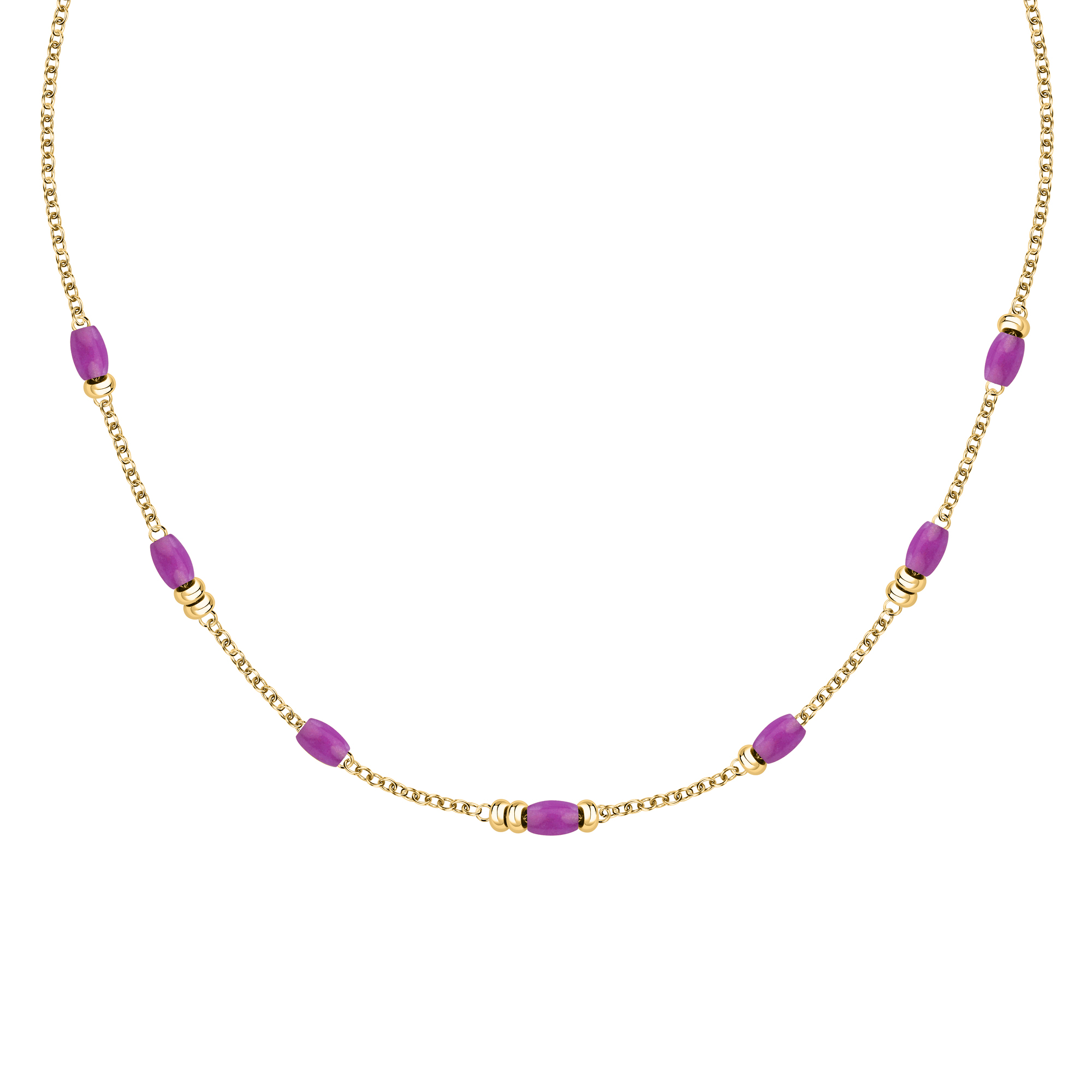 Collier en acier,cristaux, COLORI, MORELLATO