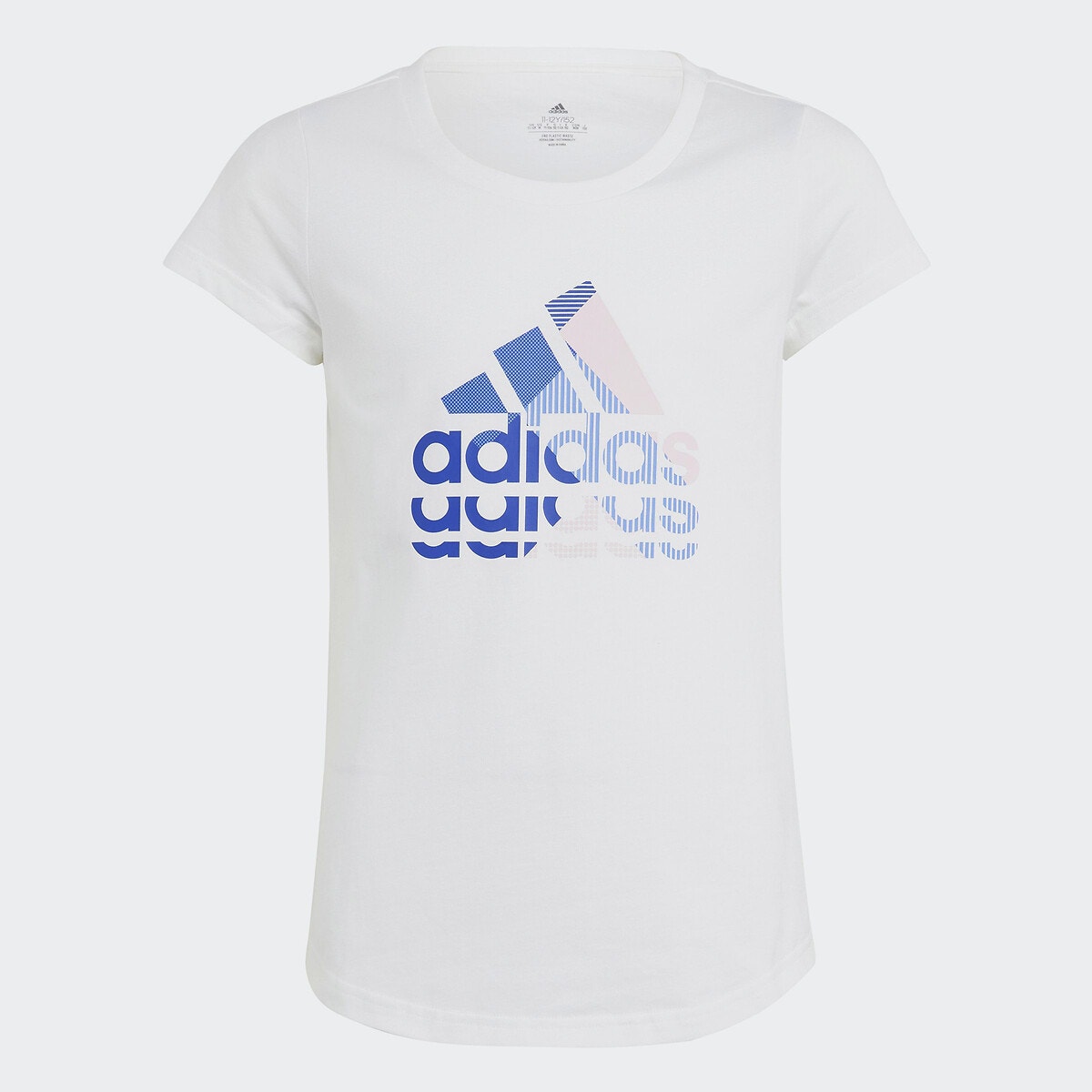 Girls white store adidas shirt