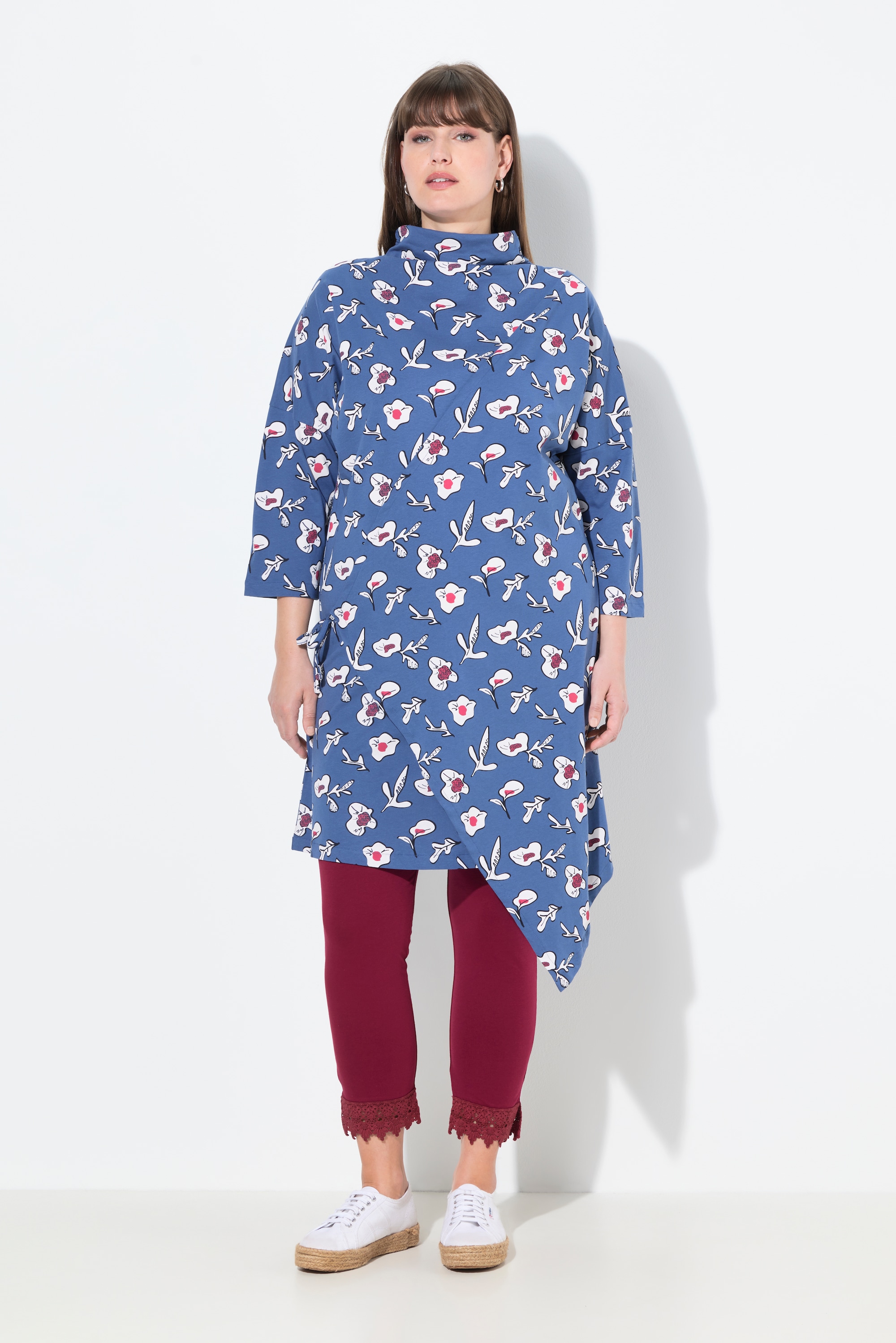 Robe cache-cœur en jersey de coton bio, ULLA POPKEN
